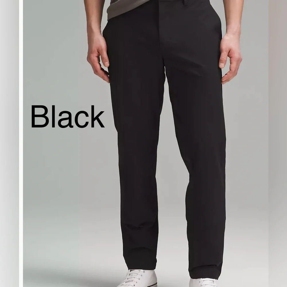 Bundle 2 pairs  - Lululemon ABC Pant Classic Fit Warpstreme 1 Black 1Greyslate - Picture 5 of 5